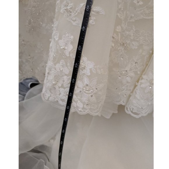 👰🏽Demetrios Princess Ballgown w/ Cathedral Train - Picture 13 of 16